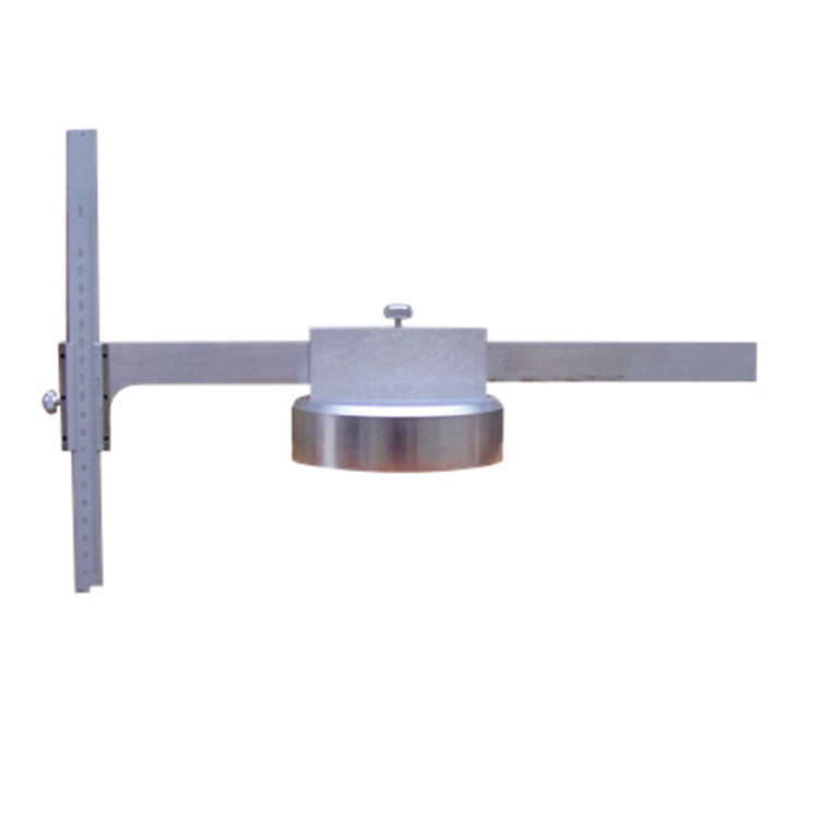 橫跨(kua)梁觸闆與心(xin)盤上平面高(gāo)度差測量尺(chǐ)